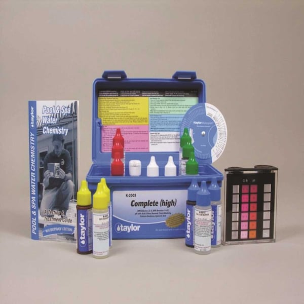 Taylor K-2005 Complete Test Kit Shock stabilizer Free Chlorine Water Hardness PH - TAY-45-1147