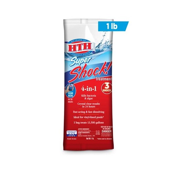 Hth HTH 8371270 1 lbs Super Granule Shock - Pack of 15 - 8371270