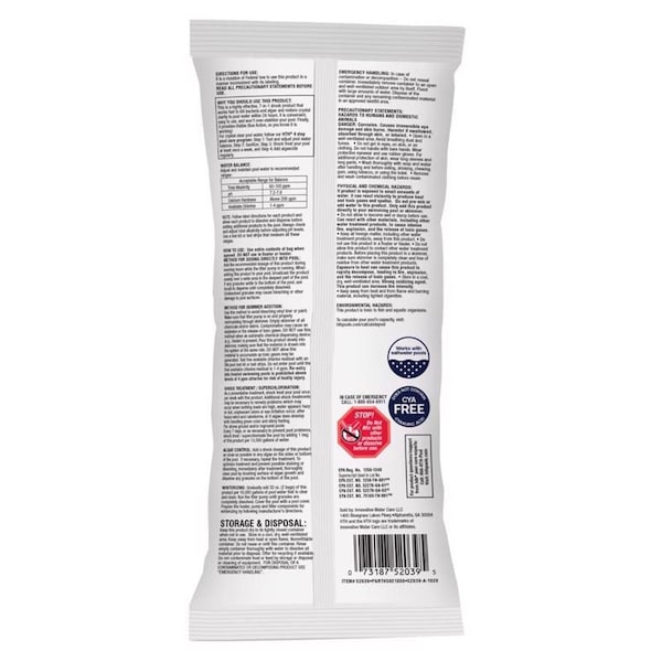 Hth HTH Pool Care Granule Shock Treatment 1 lb - 52039