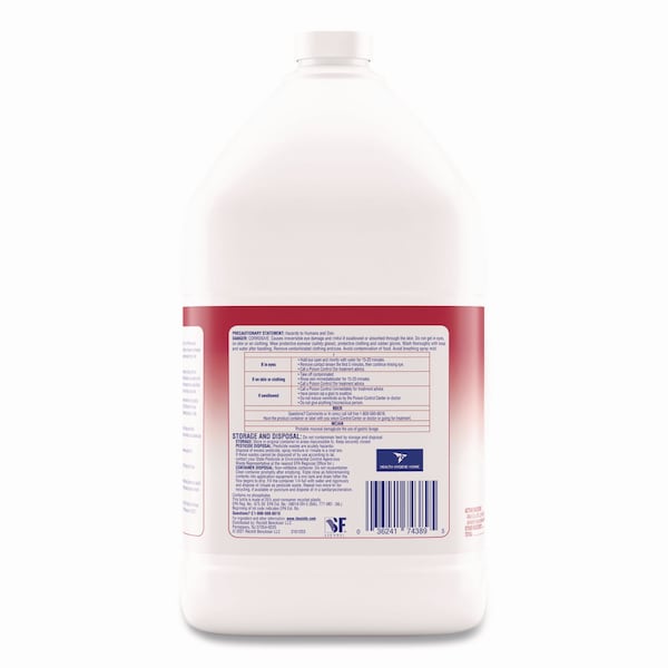 Lysol No-Rinse Sanitizer Concentrate, Unscented, 128 oz Bottle - 3624174389