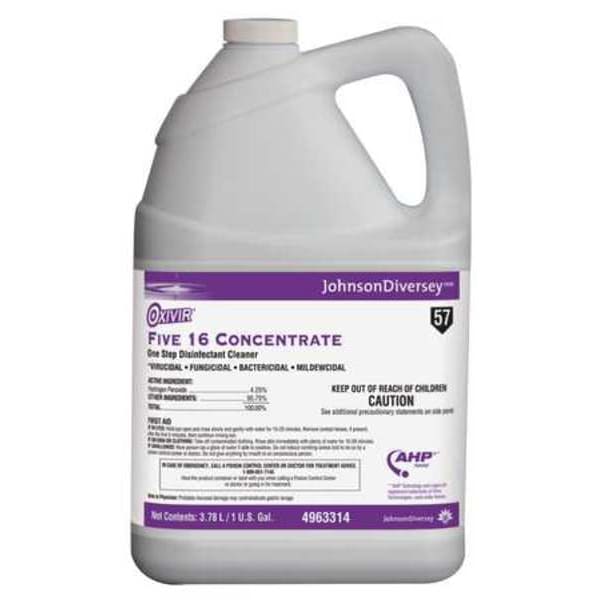 Diversey Cleaner and Disinfectant, Jug, 1 gal, characteristic - 4963314