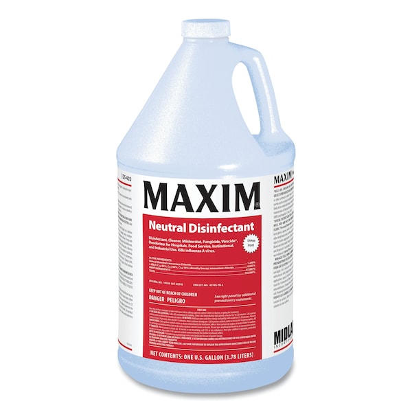Maxim Cleaners & Detergents, Bottle, Lemon, 4 PK - 040200-41