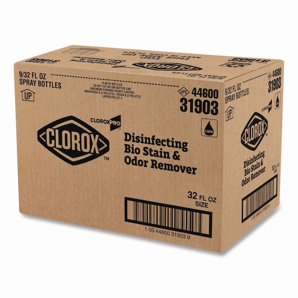 Clorox Cleaners & Detergents, 32 oz. Trigger Spray Bottle, Fragranced, 9 PK - 31903