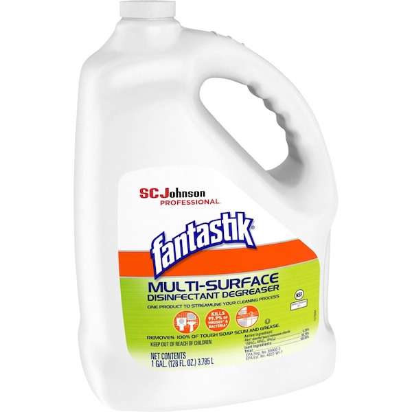 Fantastik Disinfectant Degreaser, Bottle, Unscented, 4 PK - 311930