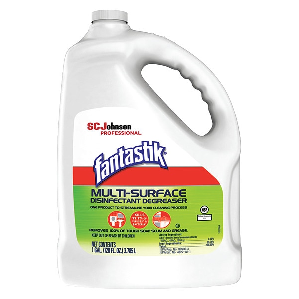 Fantastik Disinfectant Degreaser, Bottle, Unscented, 4 PK - 311930