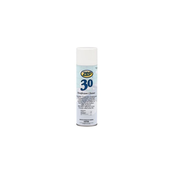 Amrep Zep 30 Disinfectant Cleaner, 20 oz. Aerosol Can, 12 Cans - 301 - 301