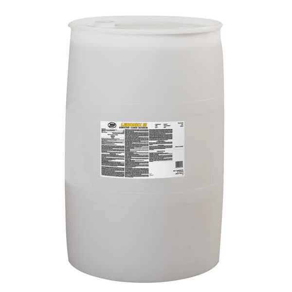 Zep Cleaning Product, 55 gal. Drum, Lemon, Blue-Green - 434485