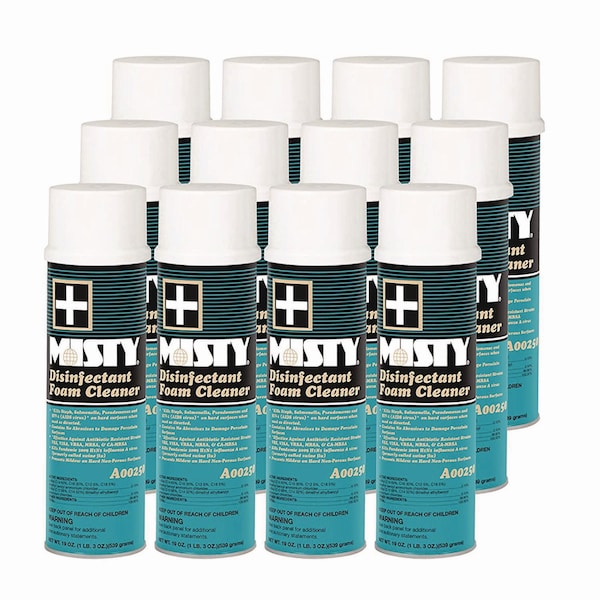 Misty Cleaners & Detergents, Aerosol Spray, Fresh, 12 PK - 1001907