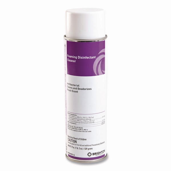 Brighton Professional All-Purpose Foaming Disinfectant Cleaner, 19 oz Aerosol Spray - BPR50873-A