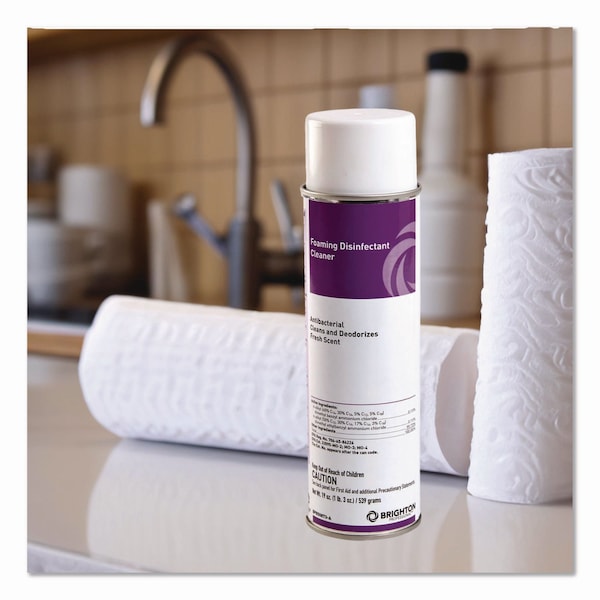 Brighton Professional All-Purpose Foaming Disinfectant Cleaner, 19 oz Aerosol Spray - BPR50873-A