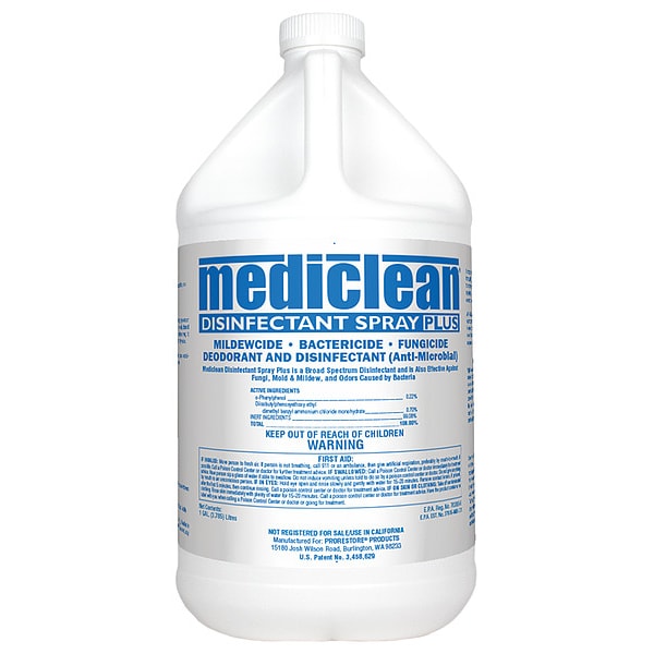 Mediclean Disinfectant Spray Plus, 1 gal. Jug, Mint - 221522000