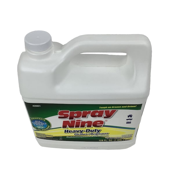 Permatex Cleaner, Multi-Purpose, Disinfectant, Spray Nine, 1 Gal Capped Bottle - 26801
