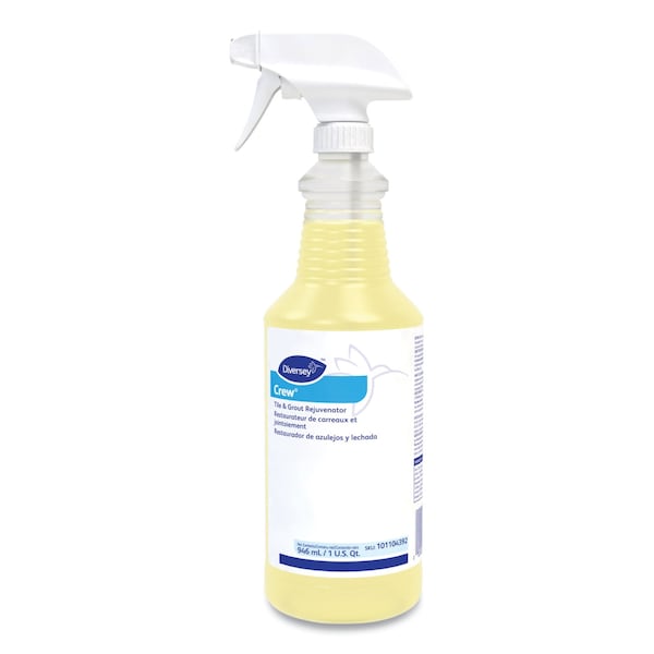 Diversey Crew Tile and Grout Rejuvenator, 32 oz Spray Bottle, PK12 - 101104392
