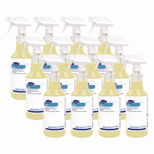 Diversey Crew Tile and Grout Rejuvenator, 32 oz Spray Bottle, PK12 - 101104392
