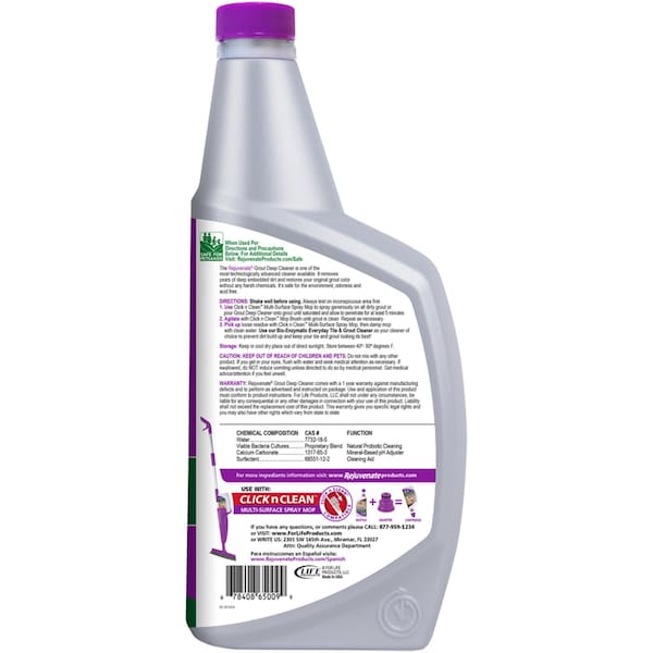 Rejuvenate Rejuvenate No Scent Grout Cleaner 32 oz Liquid - RJ32DC