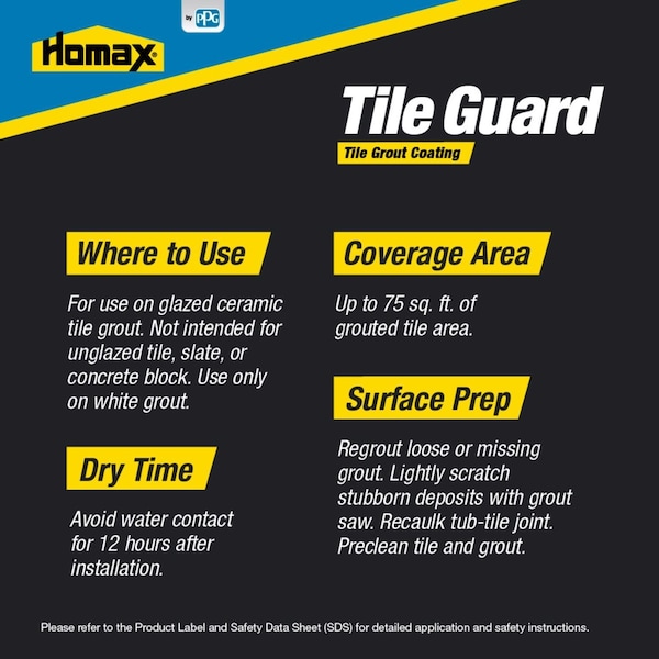 Tile Guard Homax Tile Guard No Scent Grout and Tile Cleaner 22 oz Liquid - 9330