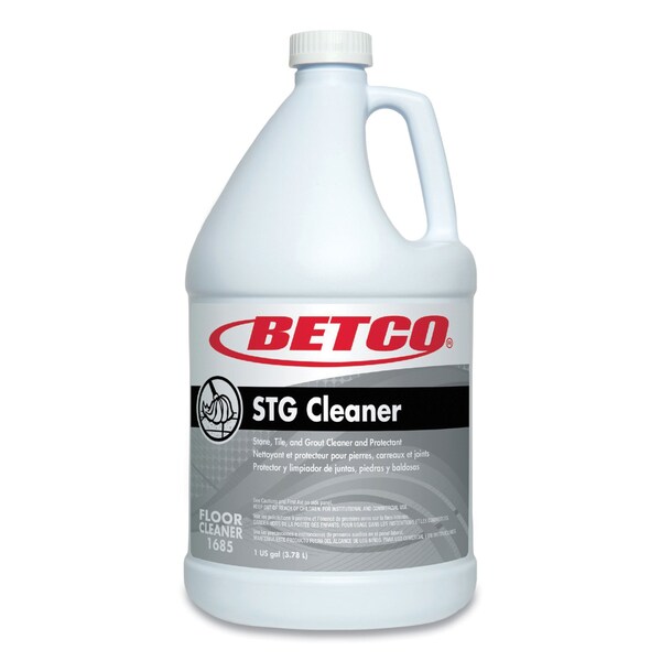 Betco Stone, Tile, Grout Cleaner and Protectant, Pleasant Scent, 1 gal Bottle, 4PK - 16850400