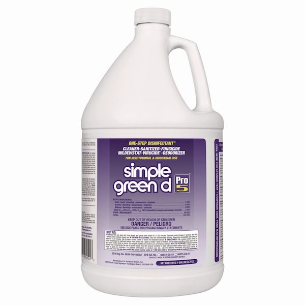 Simple Green Cleaners & Detergents, 1 gal Bottle, Unscented - 3410000430501