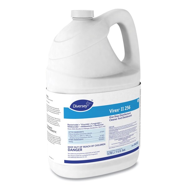 Diversey Cleaners & Detergents, 1 gal. Bottle, Mint, Blue, 4 PK - 4332