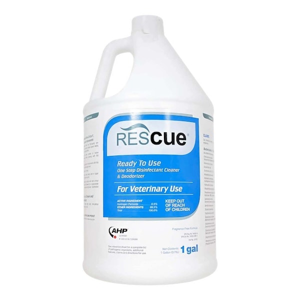 Rescue Disinfectant ready to use, liquid, one step disinfectant cleaner and deodorizer, 1 gallon - 63262
