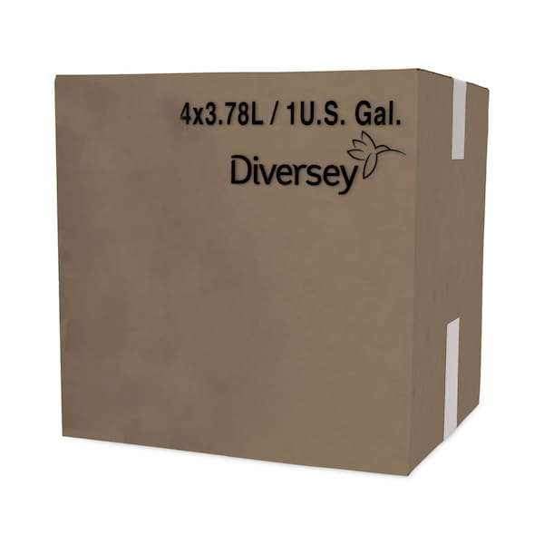 Diversey Cleaners & Detergents, Bottle, Fresh, Blue-Green, 4 PK - 5283038