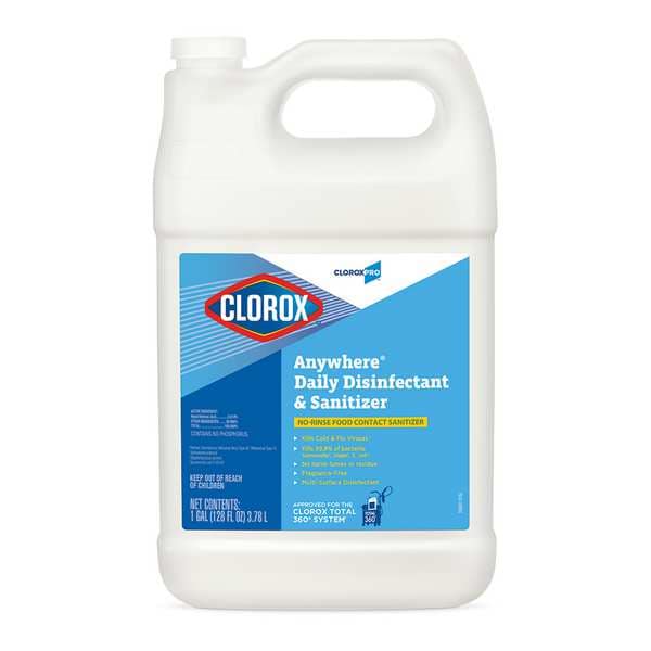 Clorox Disinfectant Cleaner, Jug, Unscented, 4 PK - 31651
