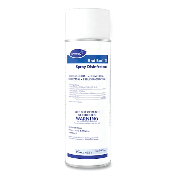 Diversey Cleaners & Detergents, Aerosol Spray, Fresh Scent, 12 PK - 4832
