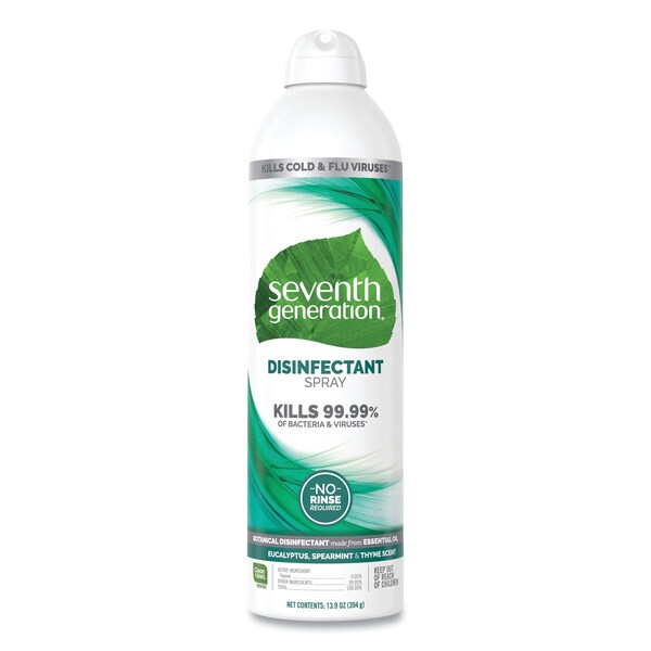 Seventh Generation Cleaners & Detergents, Aerosol Can, Mint, 8 PK - 22981