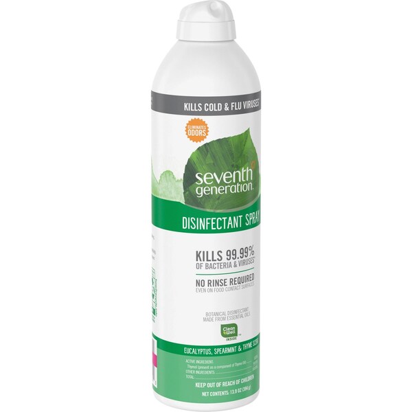 Seventh Generation Cleaners & Detergents, Aerosol Can, Mint, 8 PK - 22981