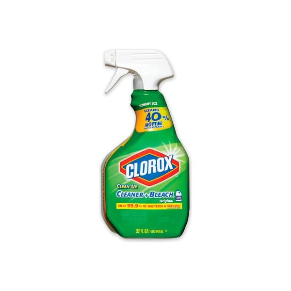 Clorox Clorox® Clean-Up Cleaner + Bleach, Original, 32 Oz. Spray Bottle, 9/Carton - 31221