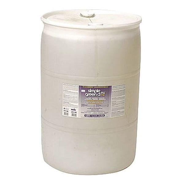 Simple Green One Step Disinfectant, Drum, 55 gal, Unscented - 3400000130555