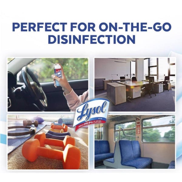 Lysol Lysol To Go Crisp Linen Scent Disinfectant Spray 1 oz 1 pk - 1920079132