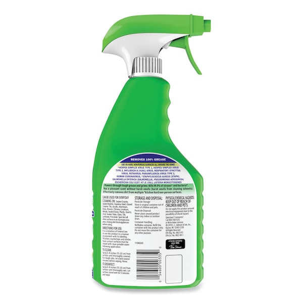 Fantastik Cleaners & Detergents, 32 oz. Trigger Spray Bottle, Lemon, 8 PK - 308686