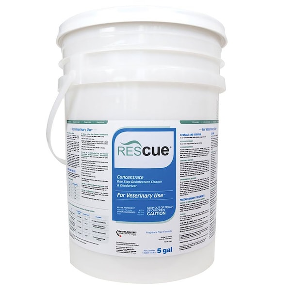 Rescue Disinfectant, Cleaner and Deodorizer Concentrate, 5 Gallon - 62411