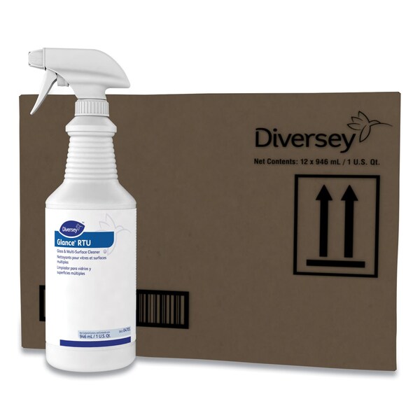 Diversey Cleaners & Detergents, Spray Bottle, Original, Blue, 12 PK - 4705