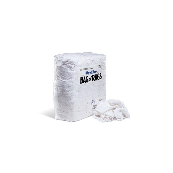 Workwipes New White Terry Washcloth Seconds in Bag 1 bag - WIP578