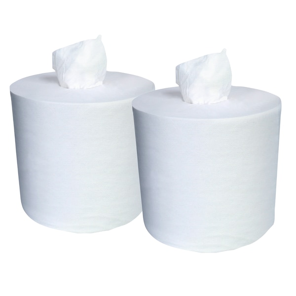 Kimberly-Clark Professional WypAll General Clean L30 Heavy Cleaning Towels (05820), Strong & Soft Wipes, Center-Pull Rolls, White - 05820