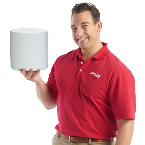 Kimberly-Clark Professional WypAll General Clean L30 Heavy Cleaning Towels (05820), Strong & Soft Wipes, Center-Pull Rolls, White - 05820