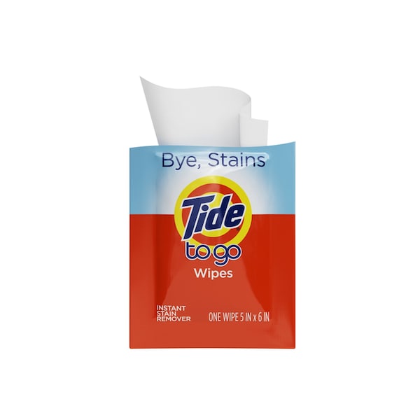 9 Elements Tide To Go No Scent Stain Remover 10 wipes Wipes - 49089