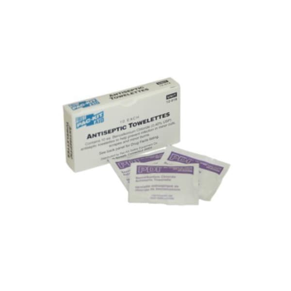 Lorell Benzalkonium Chloride Antiseptic Wipes, 10PK - FAO12018