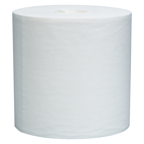Kimberly-Clark Professional WypAll PowerClean L40 Extra Absorbent Towels (05007), Jumbo Roll, Limited Use Towels, White - 05007