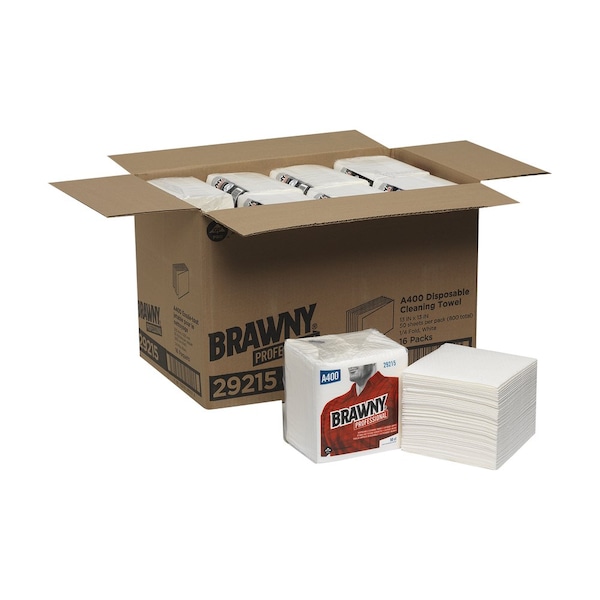 Georgia-Pacific Disposable Wipes, 13" x 13", 16 Pack, 50 Sheets/ Pack - 29215