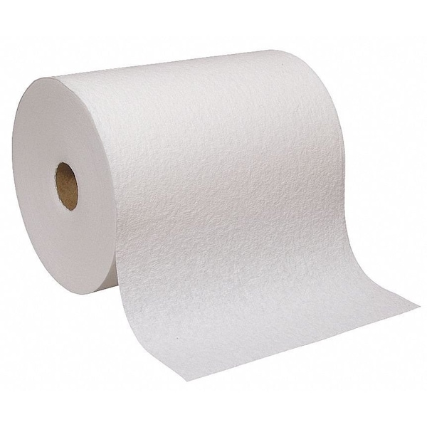 Georgia-Pacific Dry Wipe Roll, D400, Continuous Roll, Double Recreped DRC, 10 in Wide 250 Ft Length, White, 6 Pack - 20065