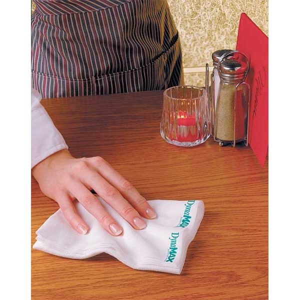 Georgia-Pacific Food Service Towel Hydroentangled Fiber 13" x 24", White-Green Stripe, 150 Sheets/PK - 29416