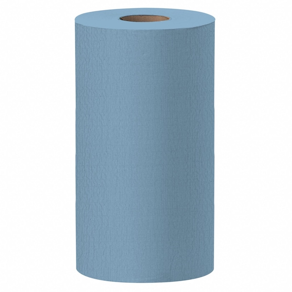 Kimberly-Clark Professional WypAll General Clean X60 Multi-Task Cleaning Cloths (35411), Small Roll, Blue, 130 Sheets / Roll - 35411