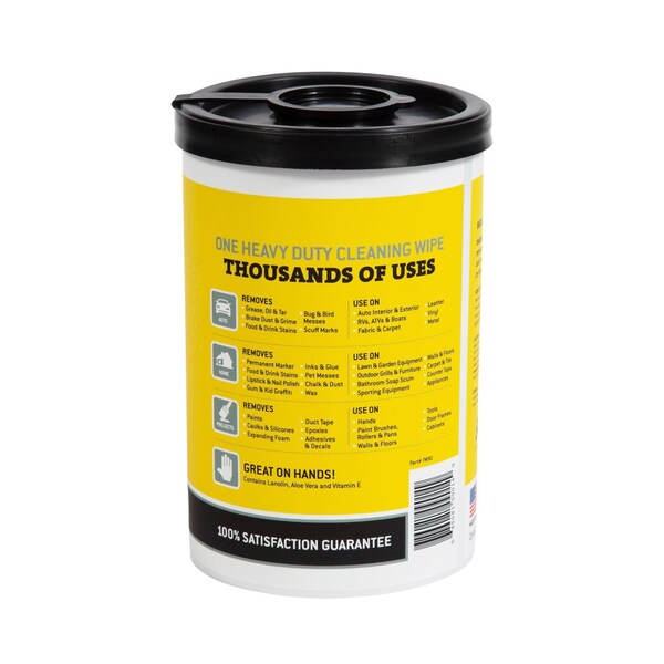 Tub O Towels Tub O' Towels Heavy Duty Fiber Weave Cleaning Wipes 12 in. W X 10 in. L 90 pk - TW90