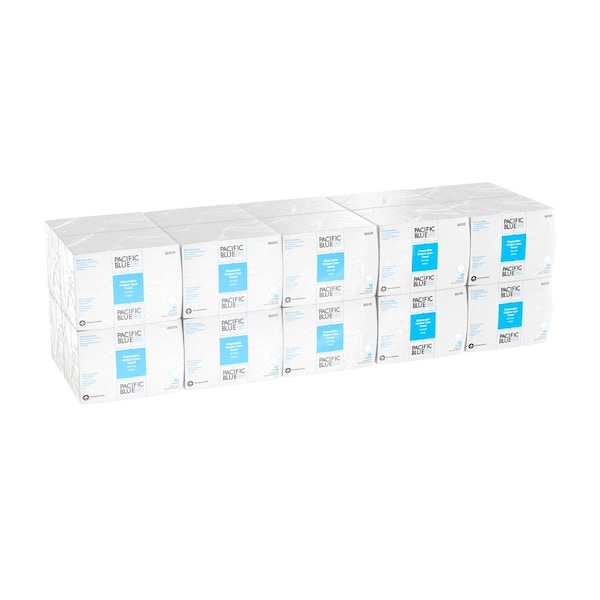 Georgia-Pacific Dry Wipe, 1/4 Fold, White, 80535, PK20 - 80535
