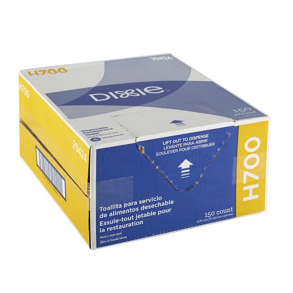 Georgia-Pacific Wiper Brawny Dnamax 1/4Fld, PK150 - 29424