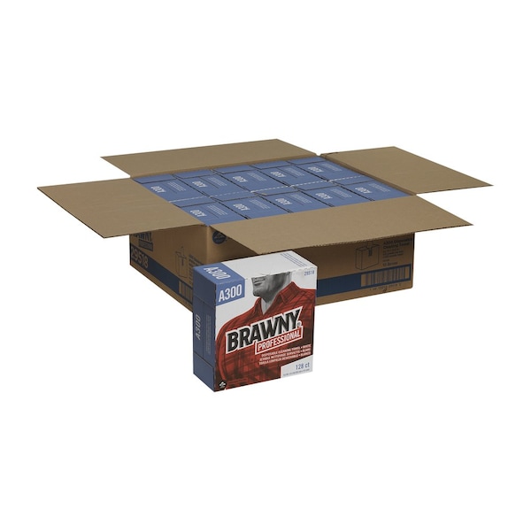 Georgia-Pacific Disposable Wipes, 9-13/64" x 12-13/32", 10 Pack, 128 Sheets/ Pack - 29518