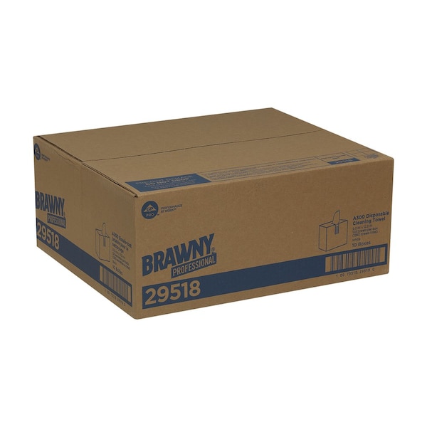 Georgia-Pacific Disposable Wipes, 9-13/64" x 12-13/32", 10 Pack, 128 Sheets/ Pack - 29518
